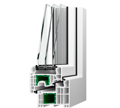 Металлопластиковые двери Salamander BluEvolution 92 800 x 2000 мм