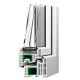 Металлопластиковые двери Salamander BluEvolution 92 800 x 2000 мм