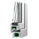 Металлопластиковые двери Salamander StreamLine 76 800 x 2000 мм