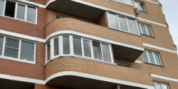 Круглий балкон WDS 76MD Холодне засклення