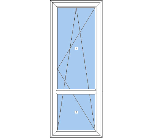 Металлопластиковые двери VEKA Proline 900 x 2100 мм