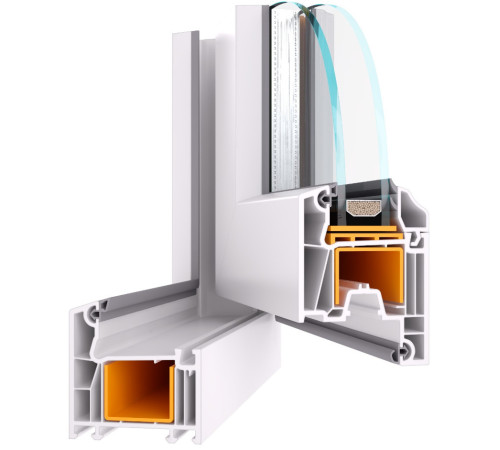 Металопластикові двері WDS 5S 900 x 2200 мм