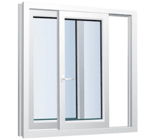 Раздвижные металлопластиковые окна WDS SL 60 1600 x 1400 мм