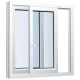 Раздвижные металлопластиковые окна WDS SL 60 1600 x 1400 мм
