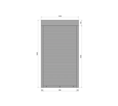 Захисні Захисні алюмінієві ролети Comfort Line 1000-1800 мм P55