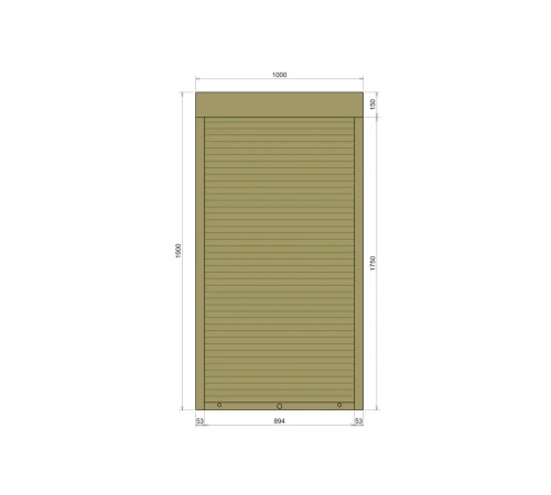 Захисні Захисні алюмінієві ролети Comfort Line 1000-1900 мм P55