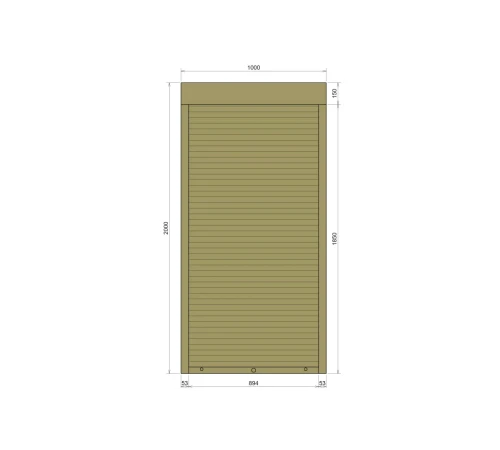 Захисні Захисні алюмінієві ролети Comfort Line 1000-2000 мм P55