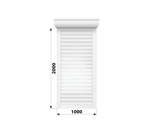Захисні Захисні алюмінієві ролети Comfort Line 1000-2000 мм P55