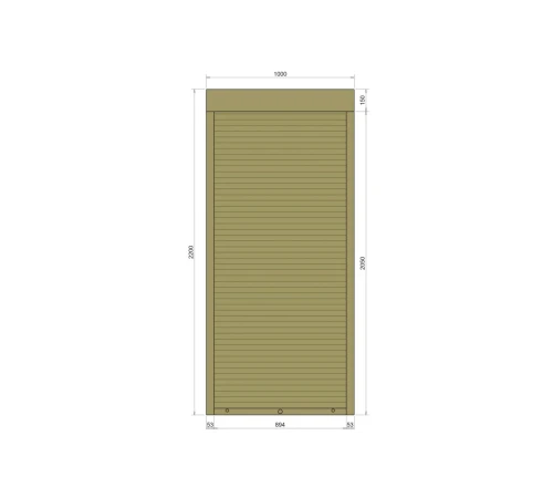 Захисні Захисні алюмінієві ролети Comfort Line 1000-2200 мм P55
