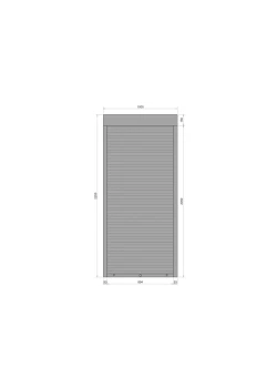 Захисні алюмінієві ролети Comfort Line 1000-2200 мм P55