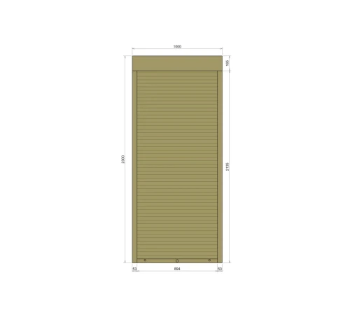 Захисні Захисні алюмінієві ролети Comfort Line 1000-2300 мм P55