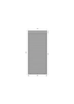 Захисні алюмінієві ролети Comfort Line 1000-2300 мм P55