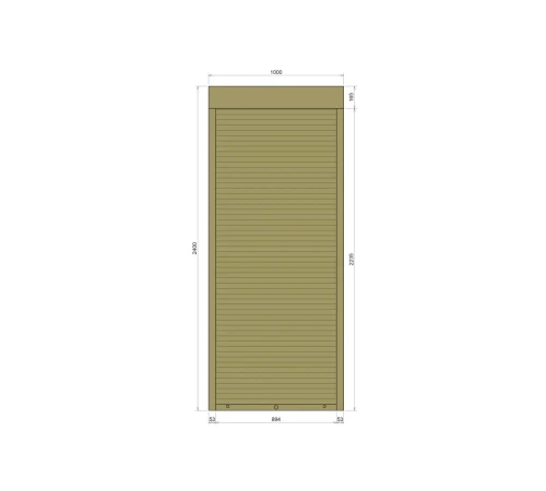 Захисні Захисні алюмінієві ролети Comfort Line 1000-2400 мм P55