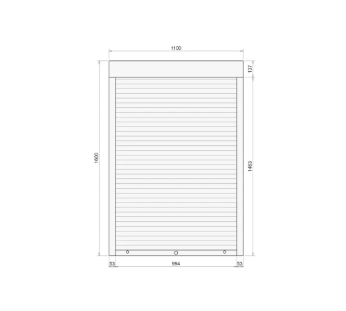 Захисні Захисні алюмінієві ролети Comfort Line 1100-1600 мм P55