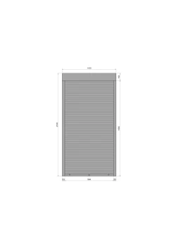 Захисні алюмінієві ролети Comfort Line 1100-2100 мм P55