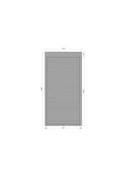 Захисні алюмінієві ролети Comfort Line 1100-2200 мм P55
