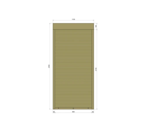 Захисні Захисні алюмінієві ролети Comfort Line 1100-2300 мм P55