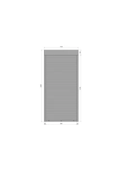 Захисні алюмінієві ролети Comfort Line 1100-2300 мм P55