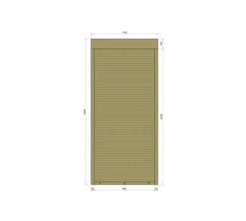 Захисні Захисні алюмінієві ролети Comfort Line 1100-2400 мм P55