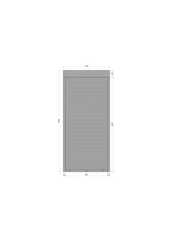Захисні алюмінієві ролети Comfort Line 1100-2400 мм P55