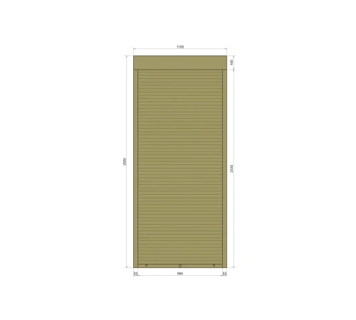 Захисні Захисні алюмінієві ролети Comfort Line 1100-2500 мм P55