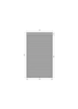 Захисні алюмінієві ролети Comfort Line 1200-2100 мм P55