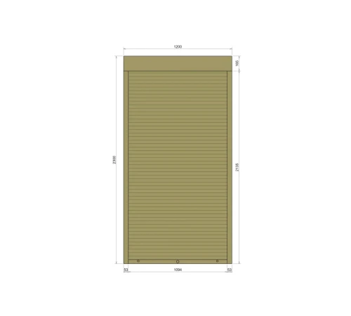 Захисні Захисні алюмінієві ролети Comfort Line 1200-2300 мм P55