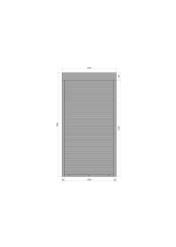 Захисні алюмінієві ролети Comfort Line 1200-2300 мм P55