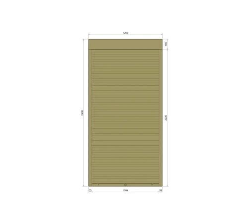 Захисні Захисні алюмінієві ролети Comfort Line 1200-2400 мм P55