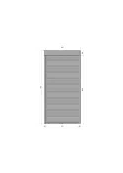 Захисні алюмінієві ролети Comfort Line 1200-2400 мм P55