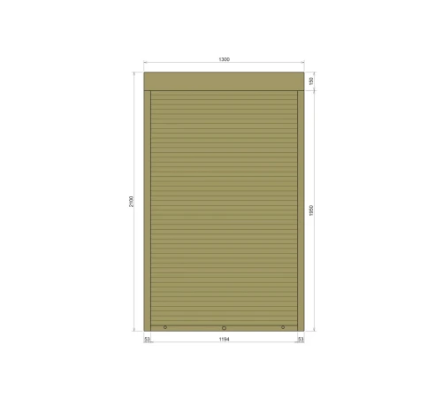 Захисні Захисні алюмінієві ролети Comfort Line 1300-2100 мм P55