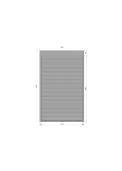 Захисні алюмінієві ролети Comfort Line 1300-2100 мм P55