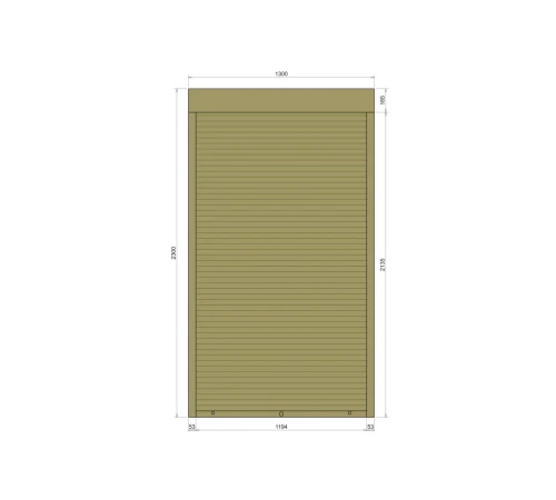 Захисні Захисні алюмінієві ролети Comfort Line 1300-2300 мм P55