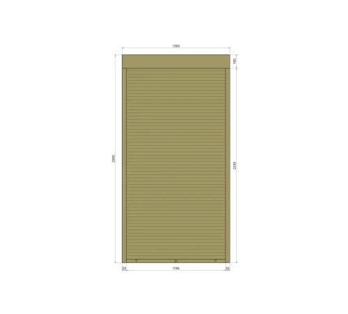Захисні Захисні алюмінієві ролети Comfort Line 1300-2500 мм P55
