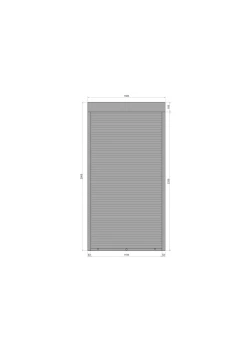 Захисні алюмінієві ролети Comfort Line 1300-2500 мм P55