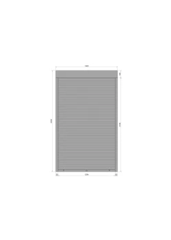 Захисні алюмінієві ролети Comfort Line 1400-2300 мм P55