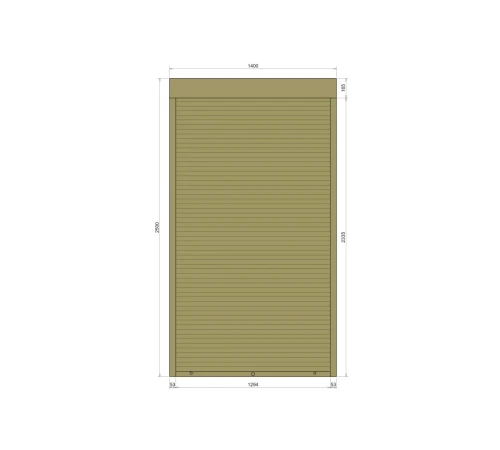 Захисні Захисні алюмінієві ролети Comfort Line 1400-2500 мм P55