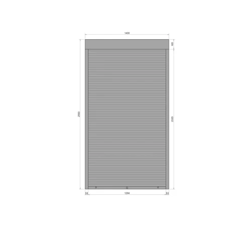 Захисні Захисні алюмінієві ролети Comfort Line 1400-2500 мм P55