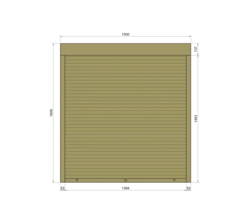 Захисні Захисні алюмінієві ролети Comfort Line 1500-1600 мм P55