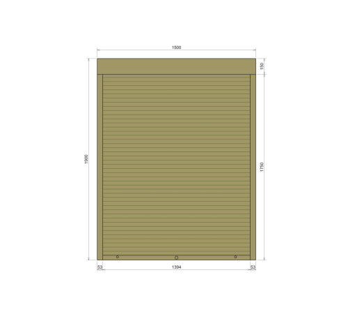 Захисні Захисні алюмінієві ролети Comfort Line 1500-1900 мм P55