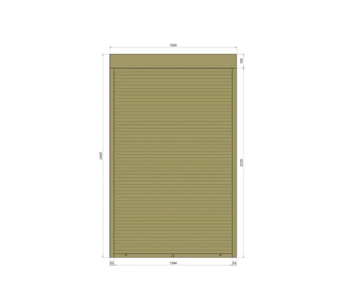 Захисні Захисні алюмінієві ролети Comfort Line 1500-2400 мм P55