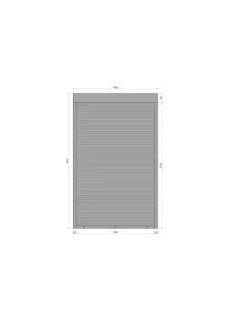 Захисні алюмінієві ролети Comfort Line 1500-2400 мм P55