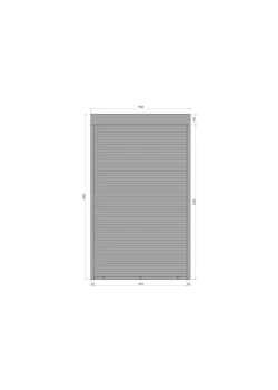 Захисні алюмінієві ролети Comfort Line 1500-2500 мм P55