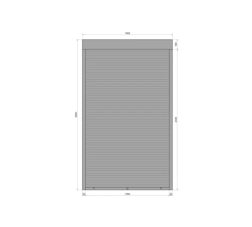 Захисні Захисні алюмінієві ролети Comfort Line 1500-2500 мм P55