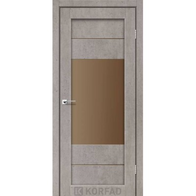 Двери PM-09 сатин бронза Korfad-9
