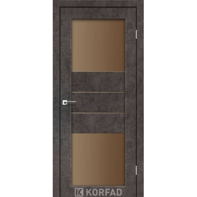 Міжкімнатні Двері PM-05 сатин бронза Korfad ПВХ плівка-21