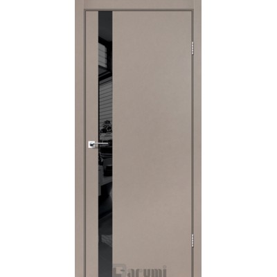Міжкімнатні Двері Plato Line PTL-04 сірий краст BLK Darumi Ламінатин-0