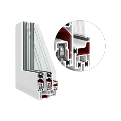 Раздвижные металлопластиковые окна WDS SL 60 1600 x 1400 мм-1