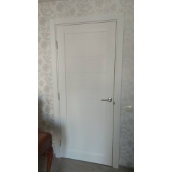 Міжкімнатні Двері ML 04c білий матовий Папа Карло ПВХ плівка