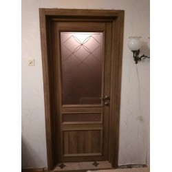 Міжкімнатні Двері CL-05 сатин бронза Korfad ПВХ плівка